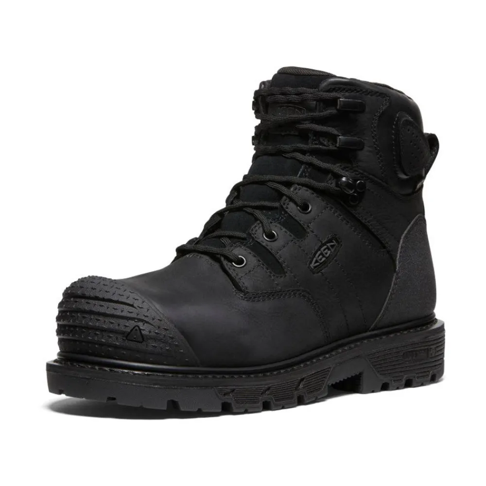 Sale Men'S Camden 6" Waterproof Boot (Carbon-Fiber Toe) | Black/Black Men Work Boots & Shoes