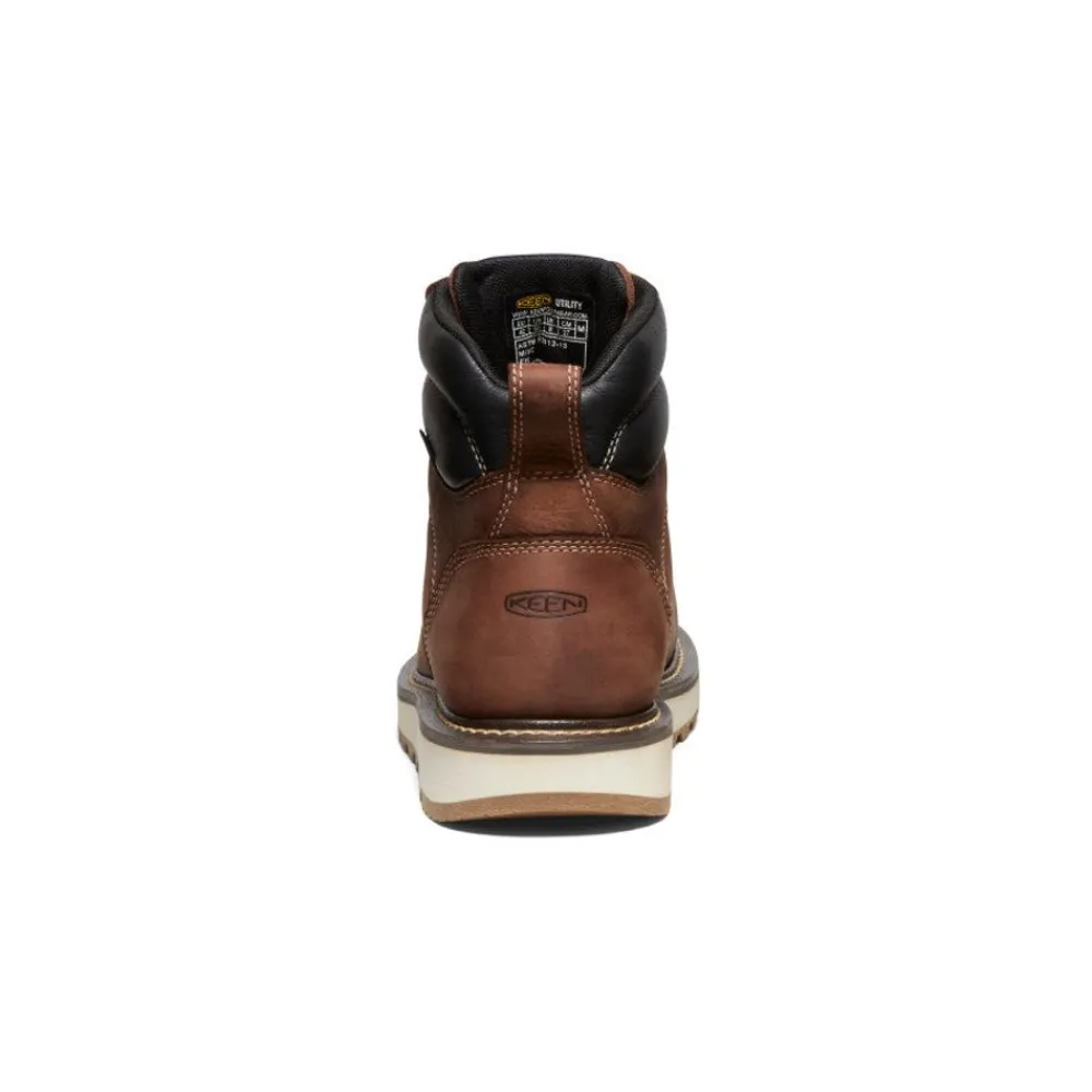 New Men'S Cincinnati 6" Waterproof Boot (Carbon-Fiber Toe) | Tuscan Red/Sandshell Men Work Boots & Shoes