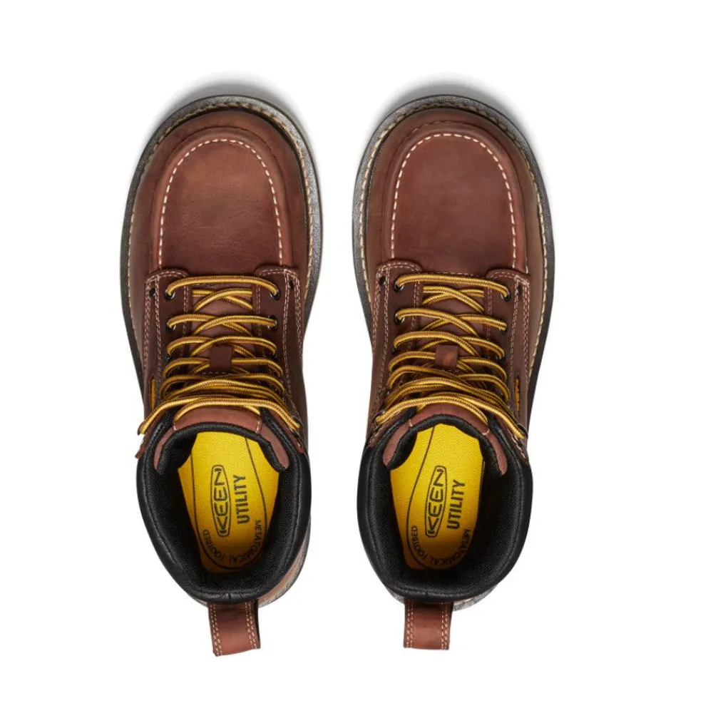 Sale Men'S Cincinnati 6" Waterproof Boot (Soft Toe) | Tuscan Red/Sandshell Men Work Boots & Shoes