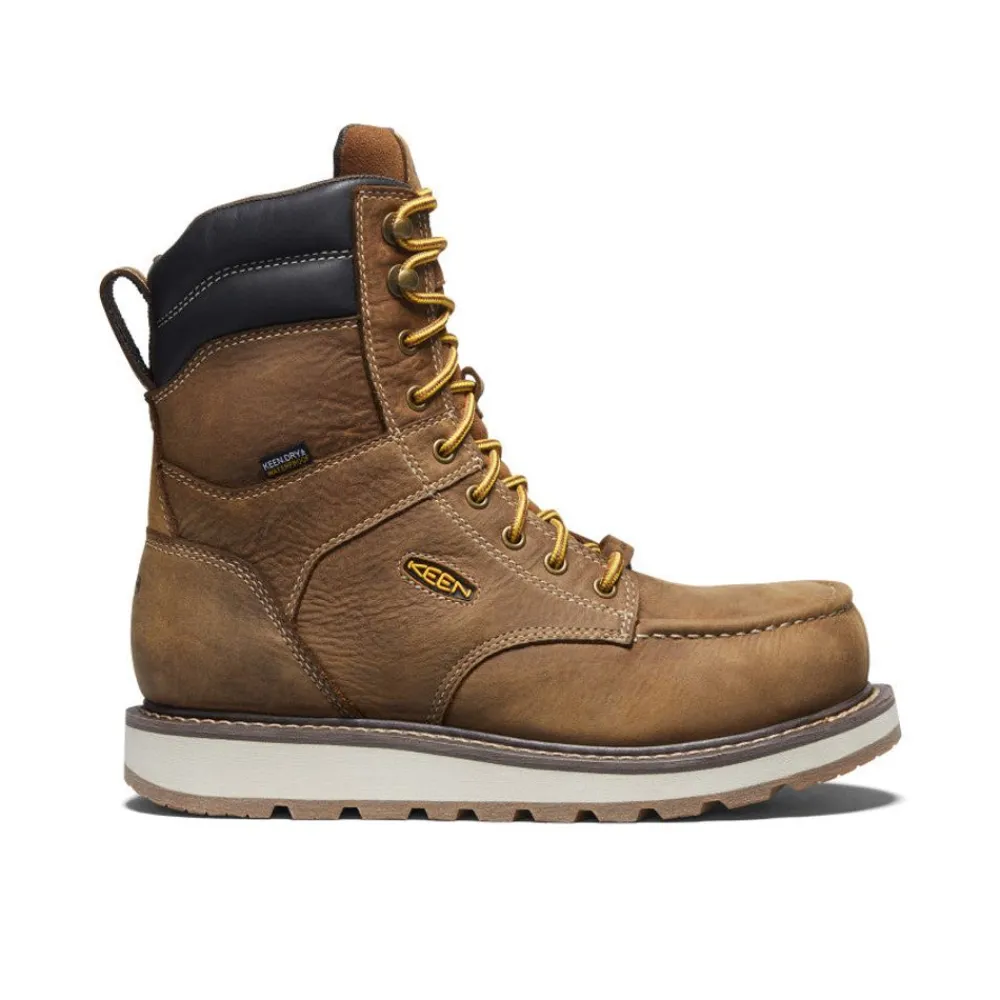 Best Men'S Cincinnati 8" Waterproof Boot (Carbon-Fiber Toe) | Belgian/Sandshell Men Work Boots & Shoes