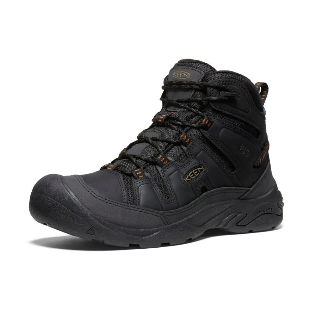 Discount Men'S Circadia Waterproof Boot | Black/Curry Men Boots