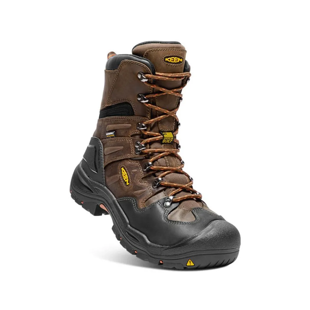 Clearance Men'S Coburg 8" Waterproof Boot (Steel Toe) | Cascade Brown/Brindle Men Work Boots & Shoes