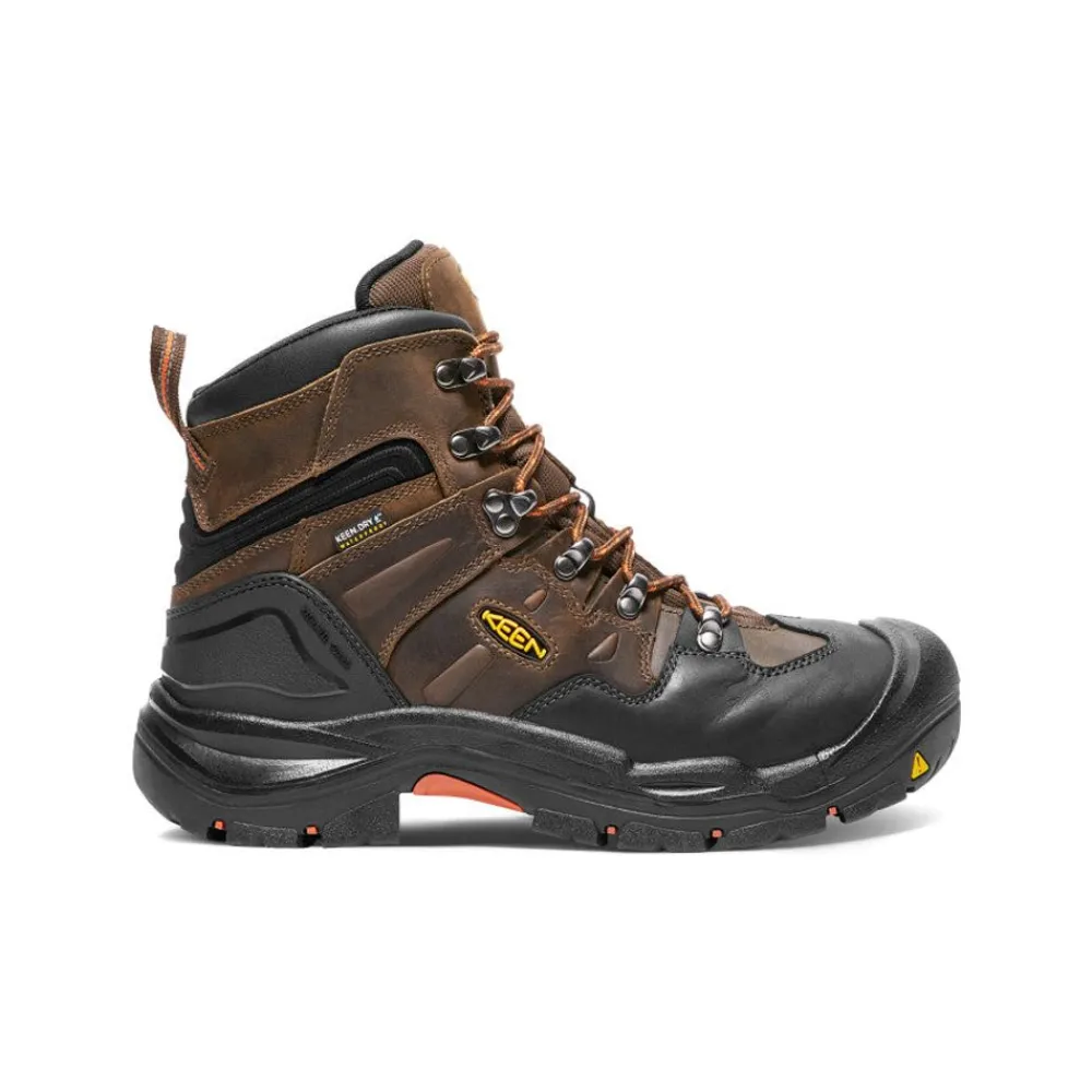 Online Men'S Coburg 6" Waterproof Boot (Steel Toe) | Cascade Brown/Brindle Men Work Boots & Shoes