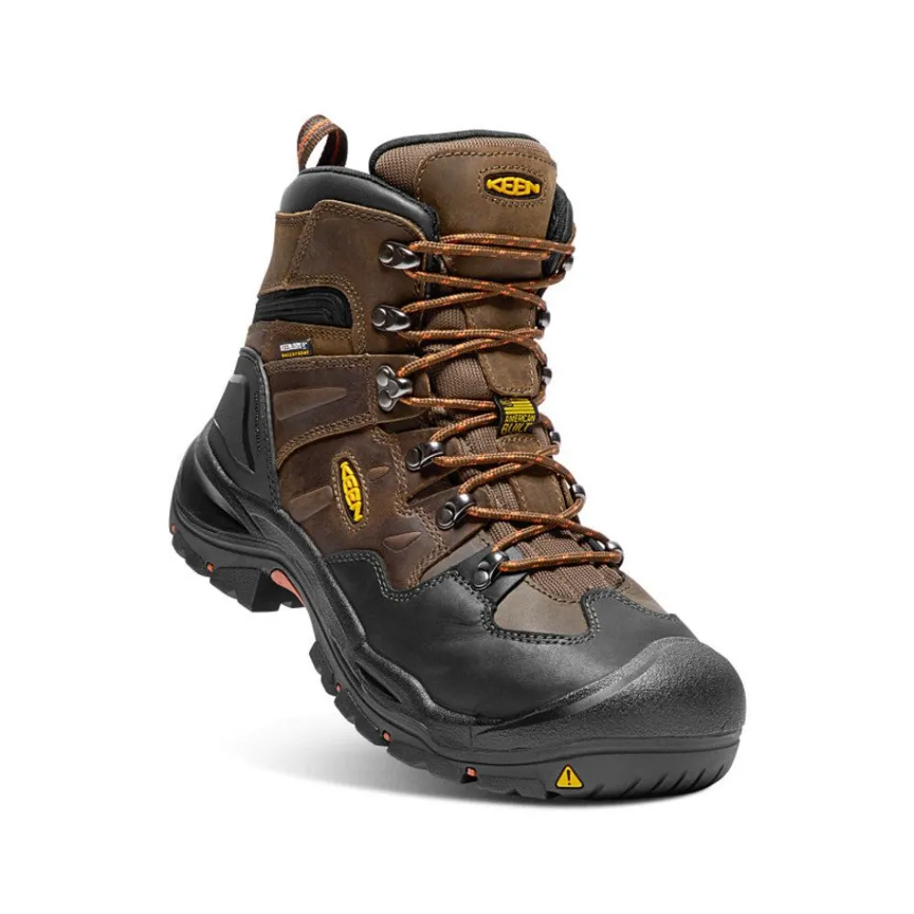 Online Men'S Coburg 6" Waterproof Boot (Steel Toe) | Cascade Brown/Brindle Men Work Boots & Shoes