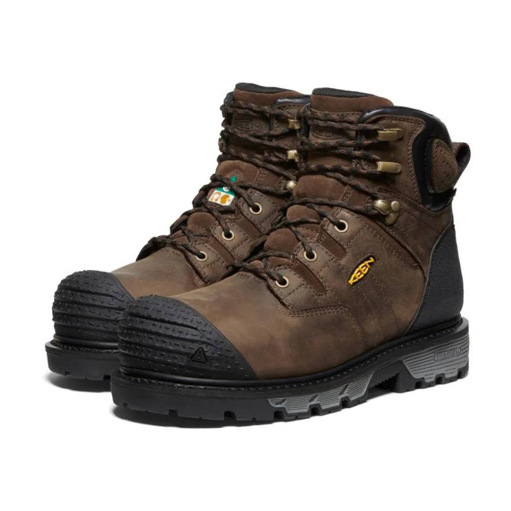 Fashion Men'S Csa Camden 6" Waterproof Boot (Carbon-Fiber Toe) | Dark Earth/Black Men Work Boots & Shoes