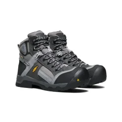 Sale Men'S Davenport 6" Insulated Waterproof Boot (Composite Toe) | Magnet/Steel Grey Men Work Boots & Shoes