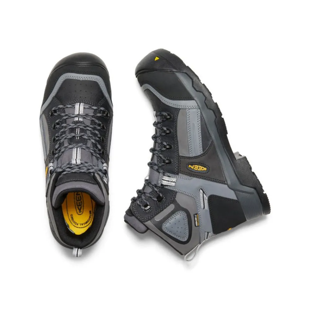 Sale Men'S Davenport 6" Insulated Waterproof Boot (Composite Toe) | Magnet/Steel Grey Men Work Boots & Shoes