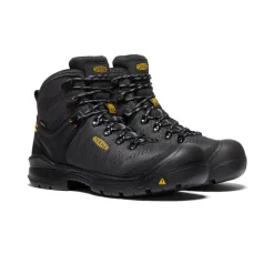 Hot Men'S Dearborn 6" Waterproof Boot (Carbon-Fiber Toe) | Black/Steel Grey Men Work Boots & Shoes