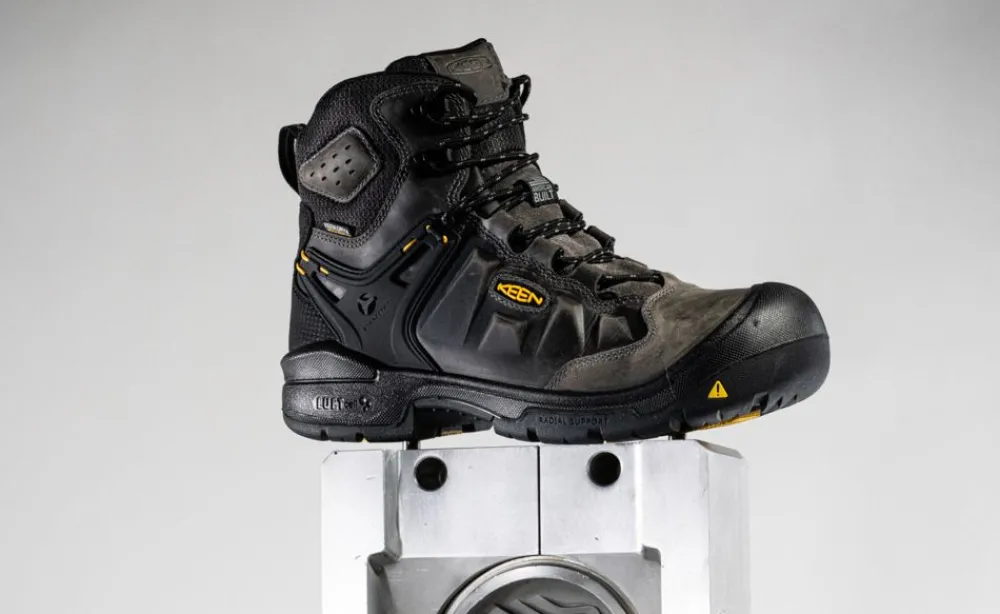 Discount Men'S Dover 6" Waterproof (Carbon-Fiber Toe) | Magnet/Black Men Work Boots & Shoes