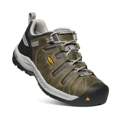 New Men'S Flint Ii (Steel Toe) | Gargoyle/Paloma Men Work Boots & Shoes