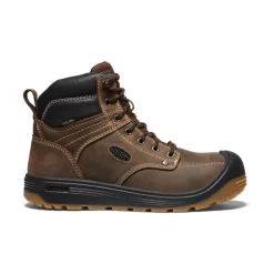 Sale Men'S Fort Wayne 6" Waterproof (Carbon-Fiber Toe) | Dark Earth/Gum Men Work Boots & Shoes