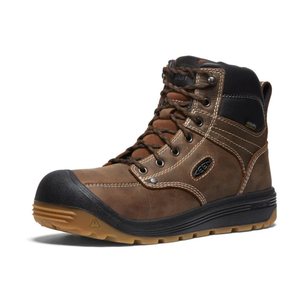 Online Men'S Fort Wayne 6" Waterproof (Soft Toe) | Dark Earth/Gum Men Work Boots & Shoes