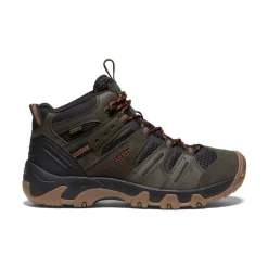 New Men'S Headout Waterproof Hiking Boot | Black Olive/Fossil Orange Men Boots
