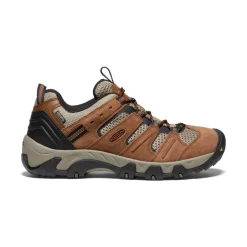 Sale Men'S Headout Waterproof Hiking Shoe | Bison/Fossil Orange Men Shoes