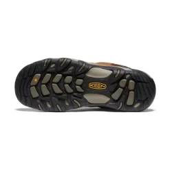 Sale Men'S Headout Waterproof Hiking Shoe | Bison/Fossil Orange Men Shoes