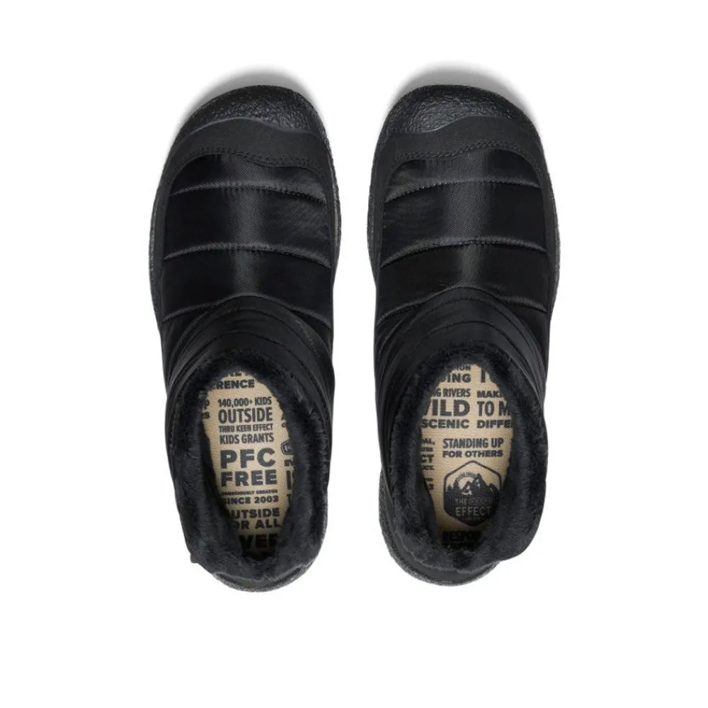 Online Men'S Howser Fold Down | Black/Black Men Boots