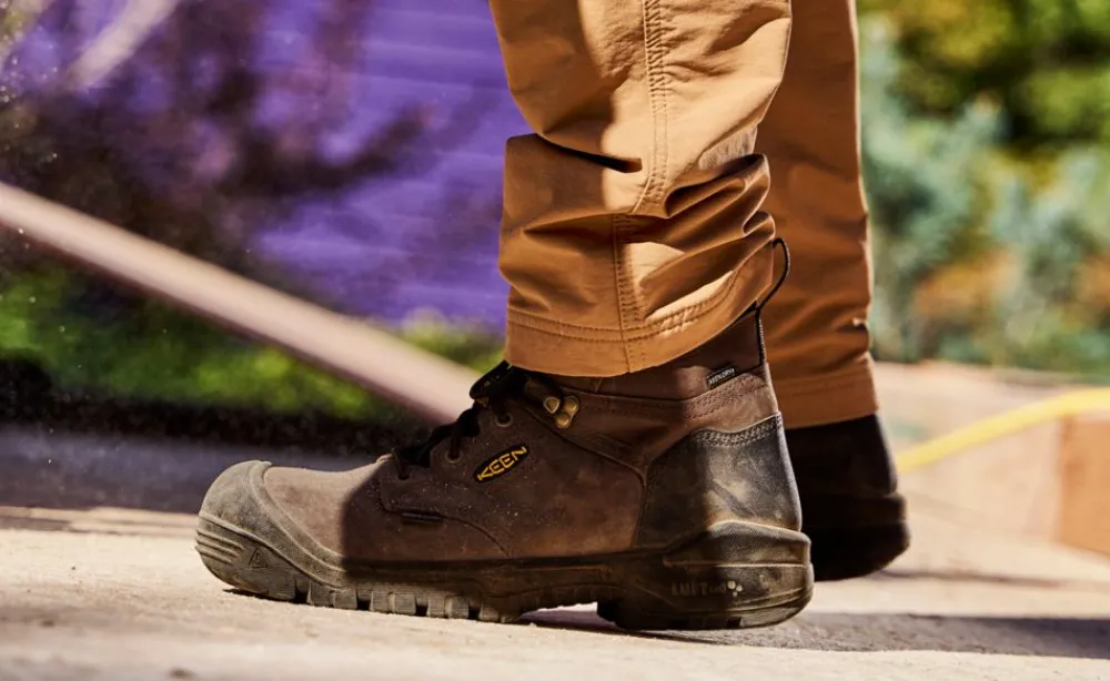 Discount Men'S Independence 8" Waterproof Boot (Soft Toe) | Dark Earth/Black Men Work Boots & Shoes