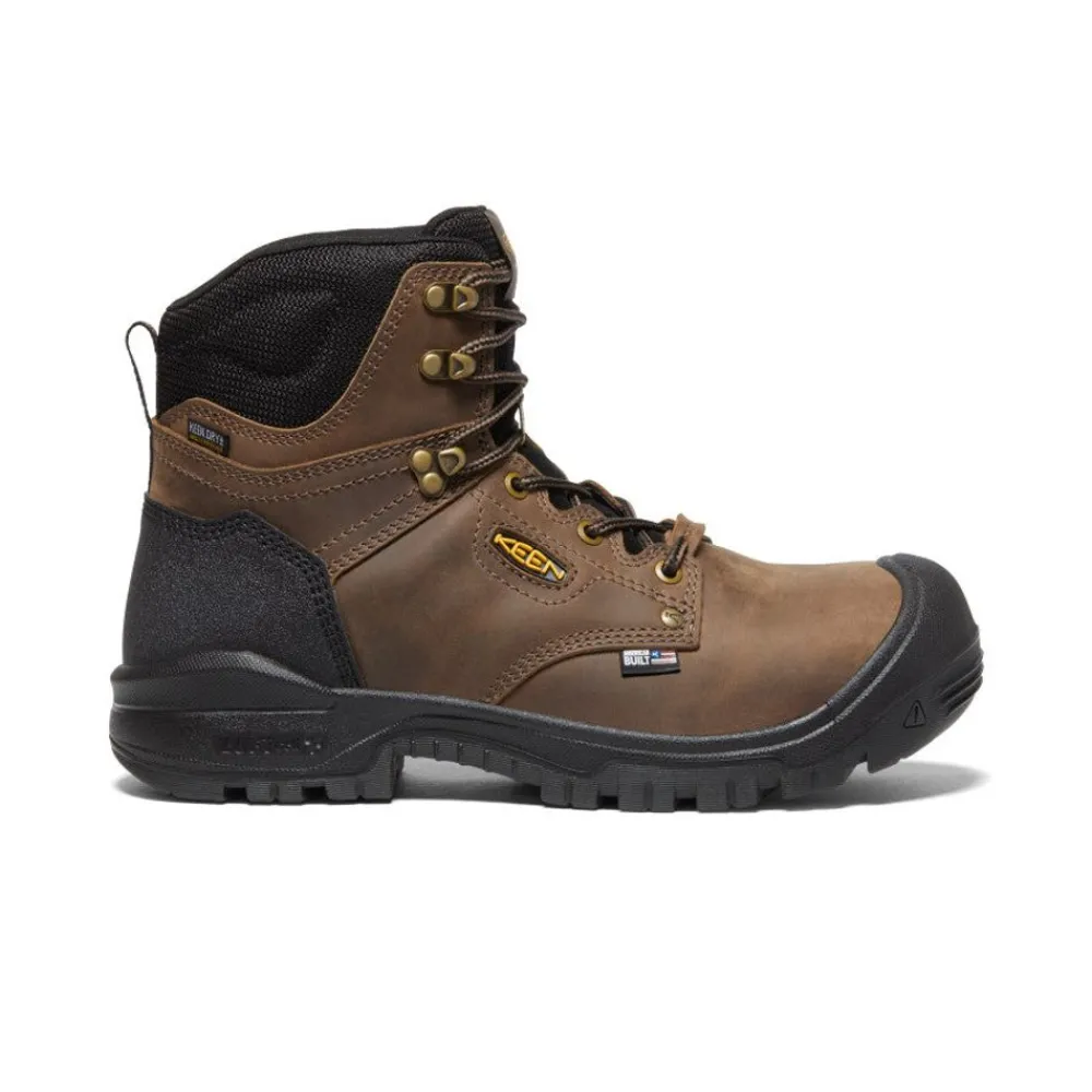 Clearance Men'S Independence 6" Waterproof Boot (Carbon Fiber Toe) | Dark Earth/Black Men Work Boots & Shoes