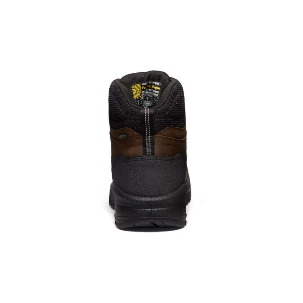 Sale Men'S Independence 6" Waterproof Internal Met (Carbon-Fiber Toe) | Dark Earth/Black Men Work Boots & Shoes