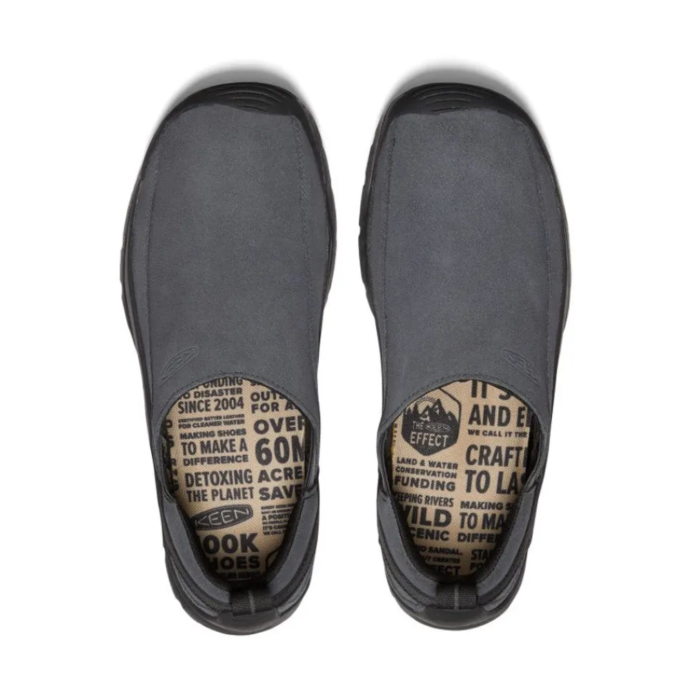 Outlet Men'S Jasper Slip-On | Magnet/Black Men Slip-Ons