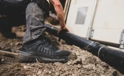 Fashion Men'S Kansas City (Carbon-Fiber Toe) | Black/Gun Metal Men Work Boots & Shoes