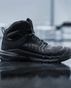 Outlet Men'S Kansas City Waterproof Mid (Carbon-Fiber Toe) | Black/Gun Metal Men Work Boots & Shoes