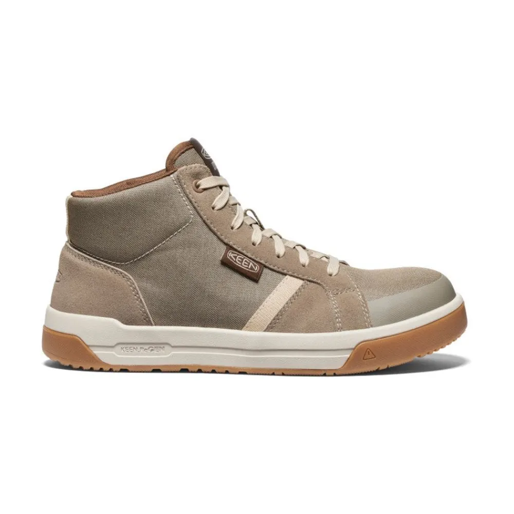 Best Men'S Kenton Mid Work Shoe (Carbon-Fiber Toe) | Brindle/Gum Men Work Boots & Shoes