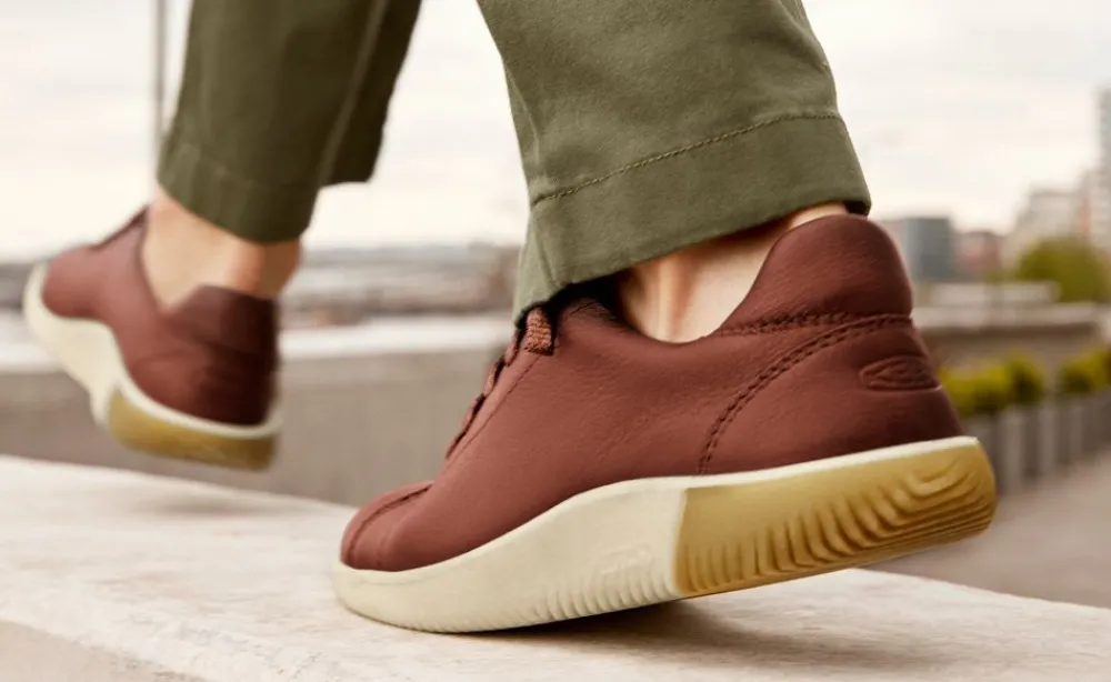 Best Men'S Knx Leather Sneaker | Tortoise Shell/Plaza Taupe Men Slip-Ons