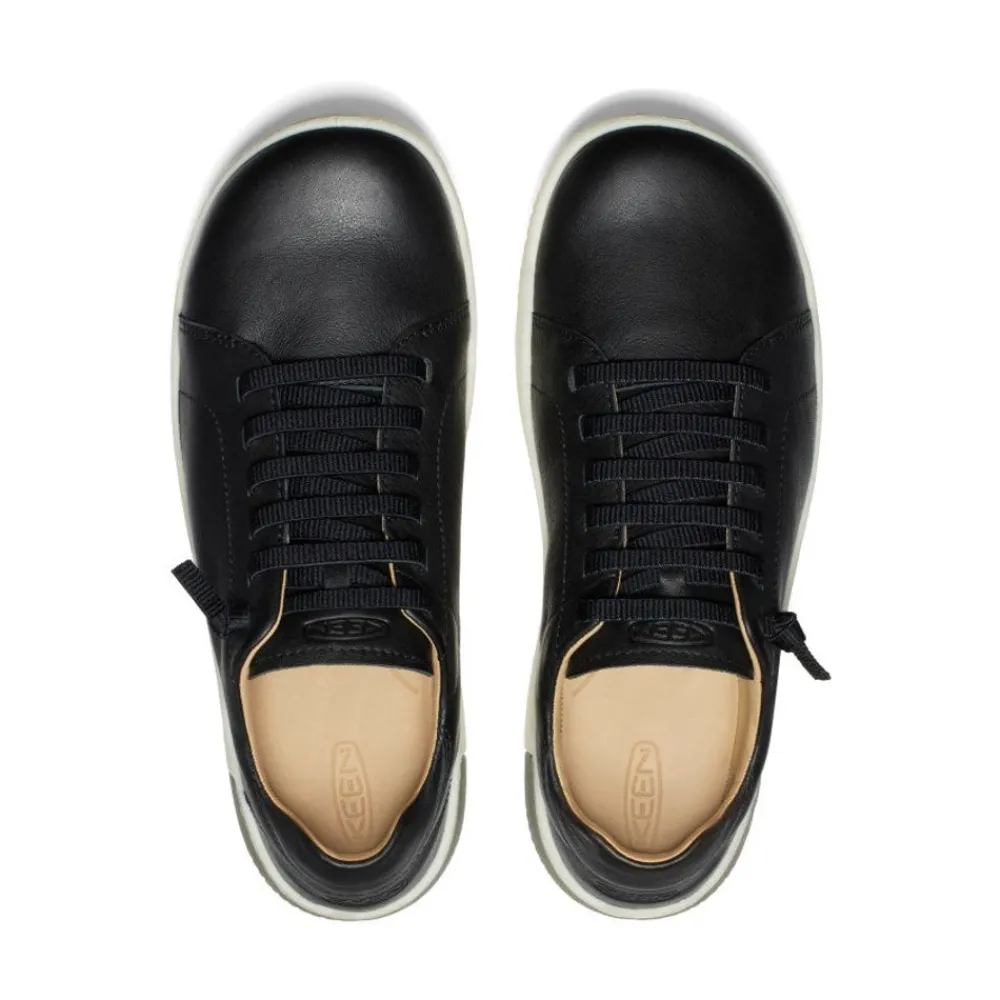 Clearance Men'S Knx Leather Sneaker | Black/Star White Men Slip-Ons