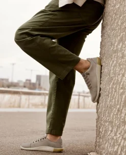 Hot Men'S Knx Leather Sneaker | Brindle/Plaza Taupe Men Slip-Ons