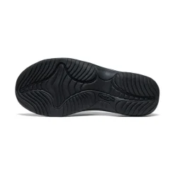 Hot Men'S Kona Leather Flip-Flop | Fired Brick/Black Men Slip-Ons