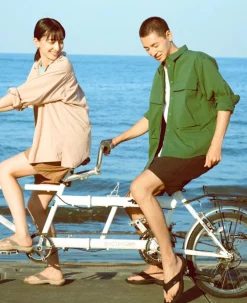 Hot Men'S Kona Leather Flip-Flop | Fired Brick/Black Men Slip-Ons