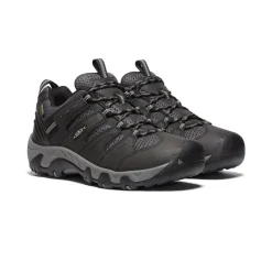 Hot Men'S Koven Waterproof Hiking Shoe | Black/Drizzle Men Shoes