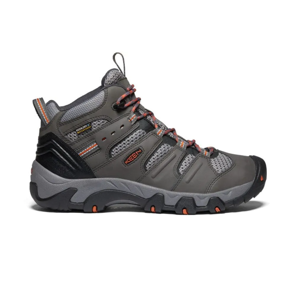 Outlet Men'S Koven Waterproof Hiking Boot | Magnet/Fired Brick Men Boots