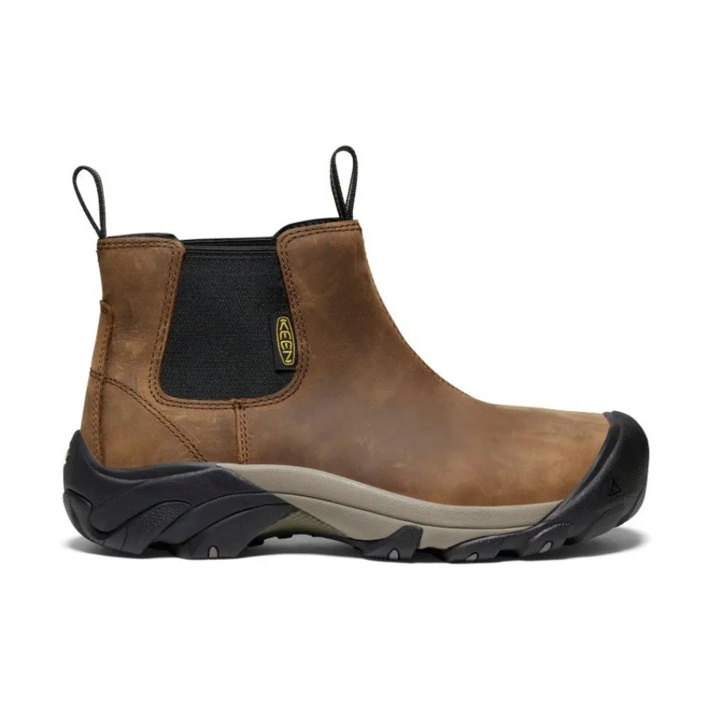 Hot Men'S Lansing Chelsea (Steel Toe) | Dark Earth/Black Men Work Boots & Shoes