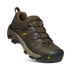 Sale Men'S Lansing Low (Steel Toe) | Cascade Brown/Fired Brick Men Work Boots & Shoes