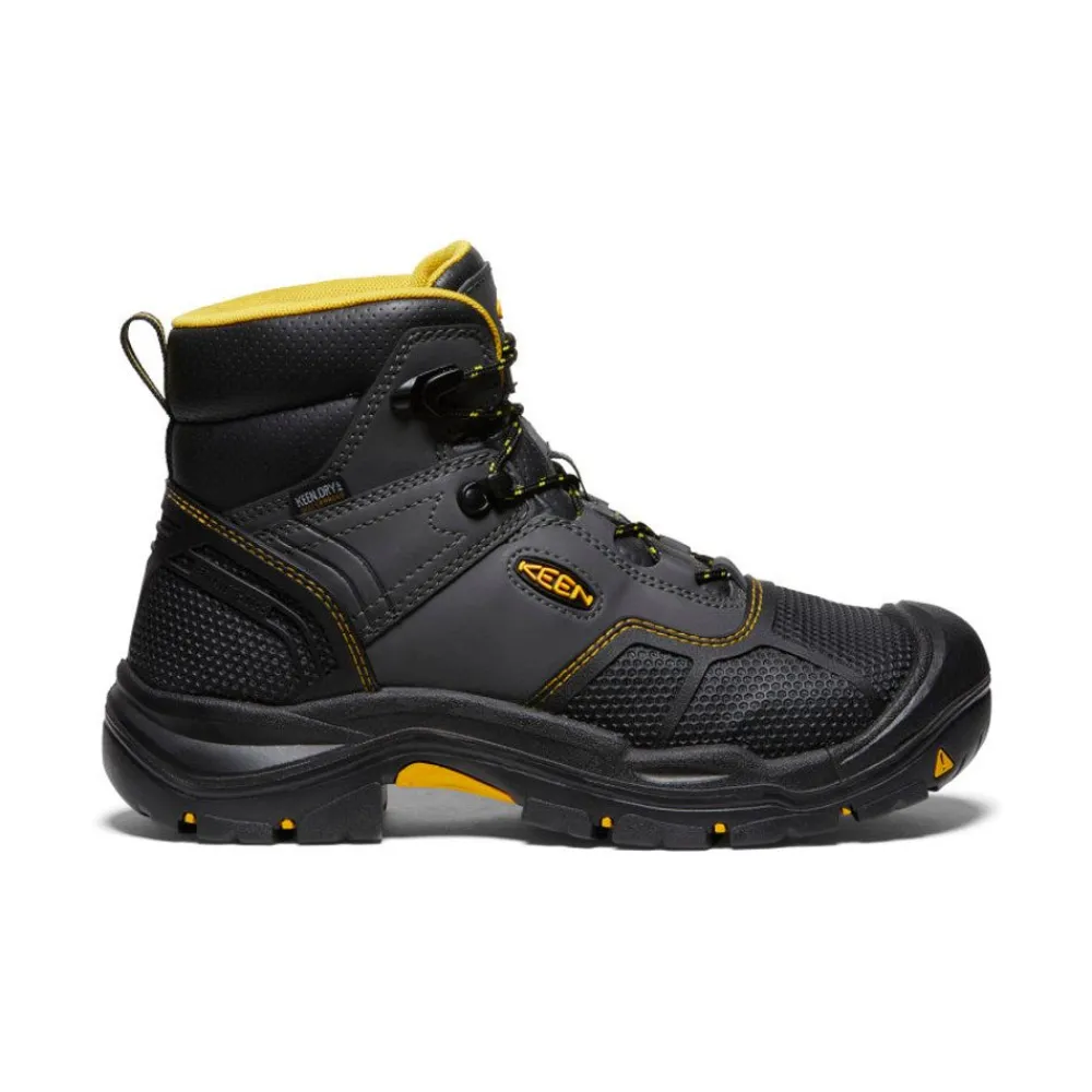 Discount Men'S Logandale Waterproof Boot (Steel Toe) | Raven/Black Men Work Boots & Shoes