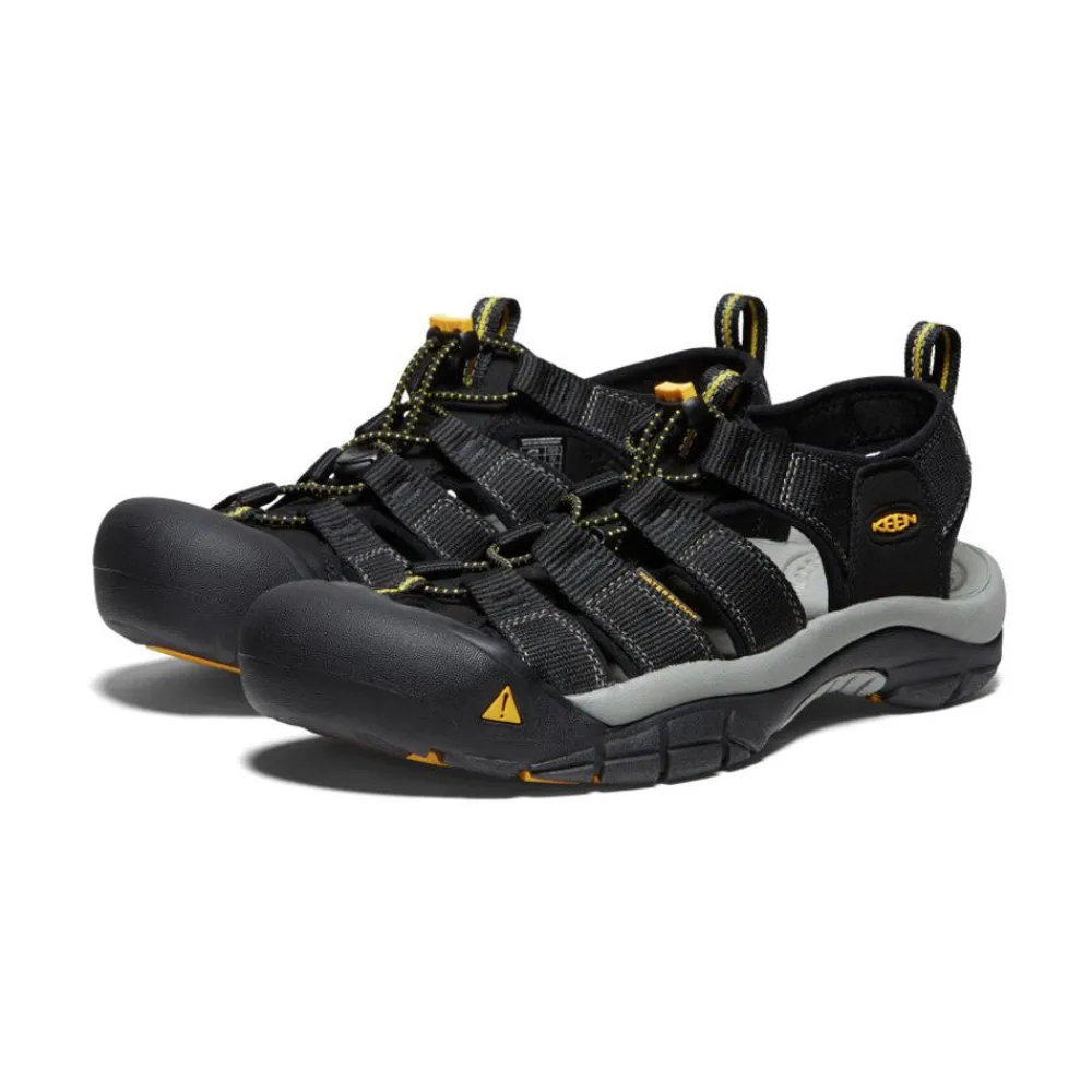Clearance Men'S Newport H2 | Black Men Sandals