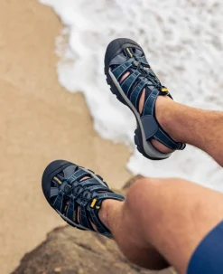 Clearance Men'S Newport H2 | Black Men Sandals