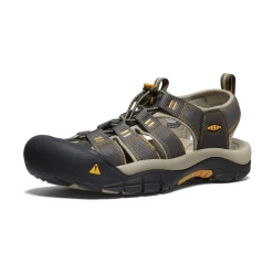 New Men'S Newport H2 | Raven/Aluminum Men Sandals
