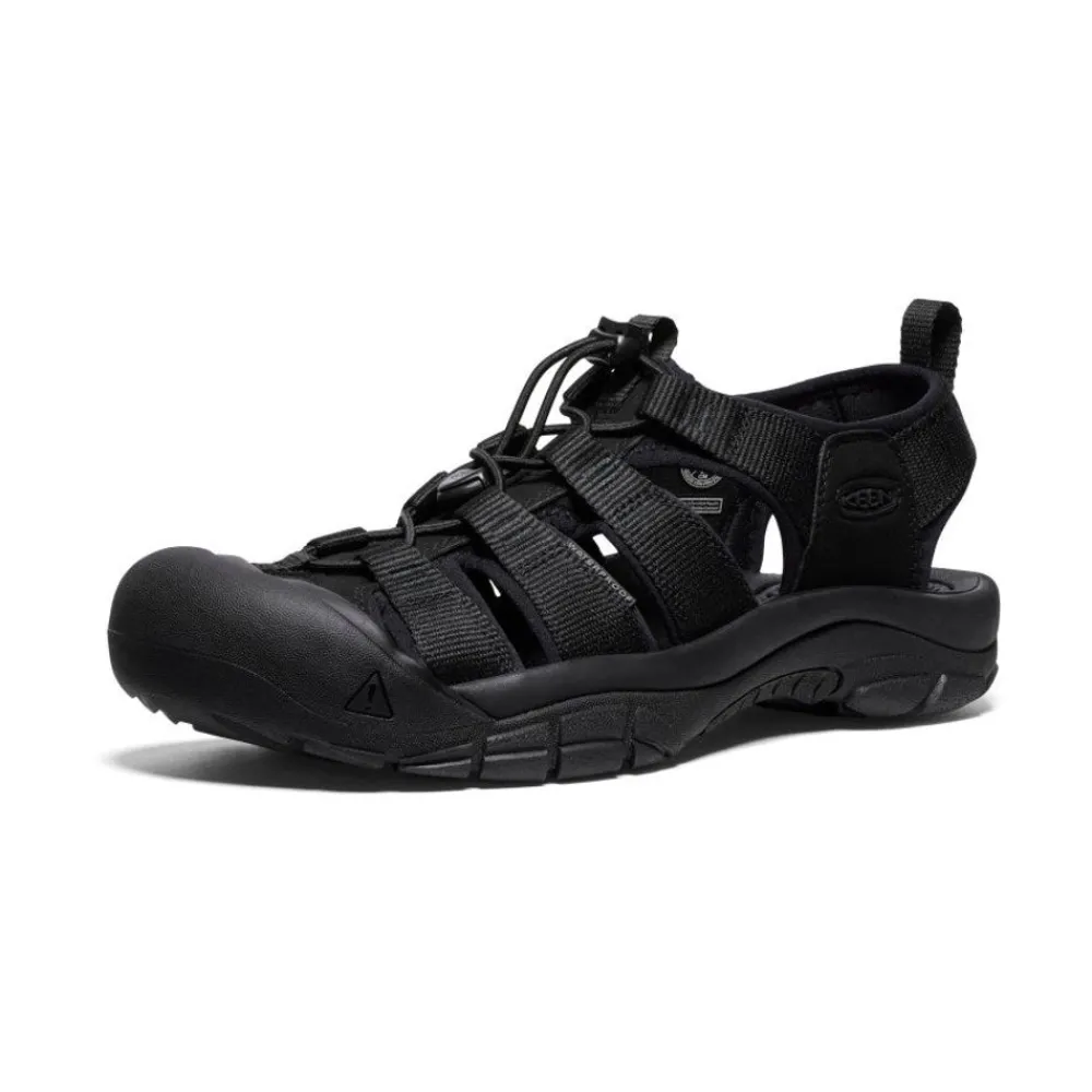 Discount Men'S Newport H2 | Triple Black Men Sandals