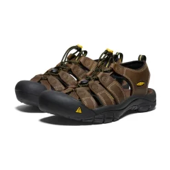 Outlet Men'S Newport Leather | Bison Men Sandals