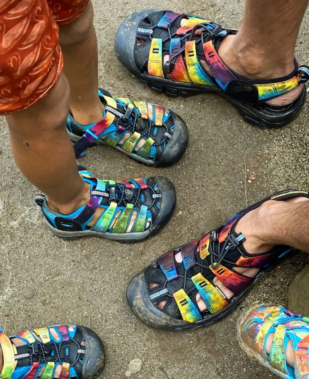 Hot Men'S Newport Retro | Original Tie Dye Men Sandals