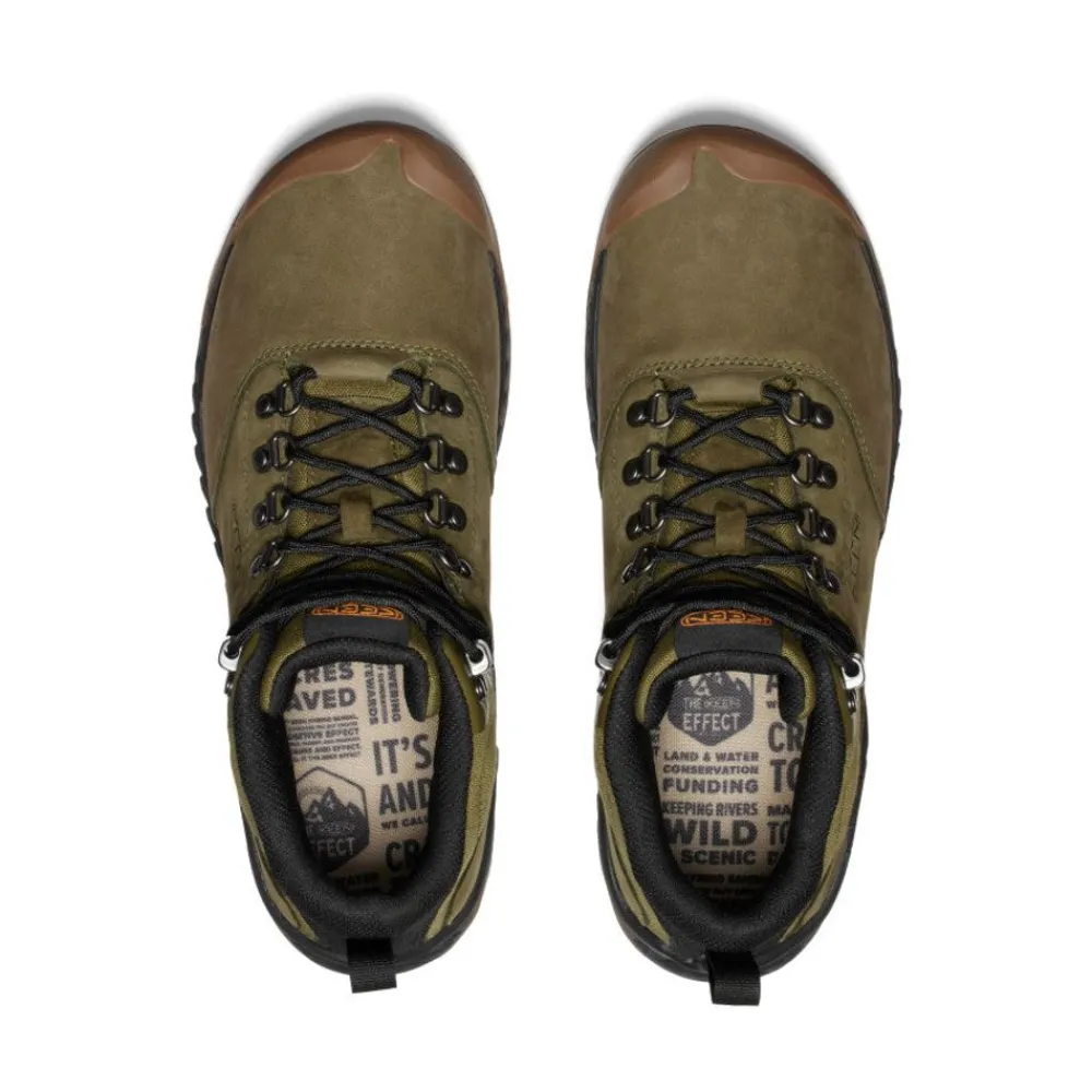 Outlet Men'S Nxis Explorer Waterproof Boot | Dark Olive/Black Men Boots