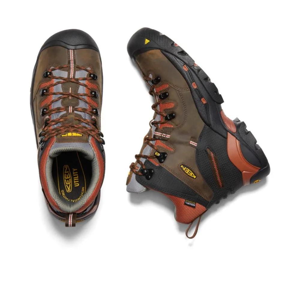 Outlet Men'S Pittsburgh 6" Waterproof Boot (Soft Toe) | Cascade Brown/Bombay Brown Men Work Boots & Shoes