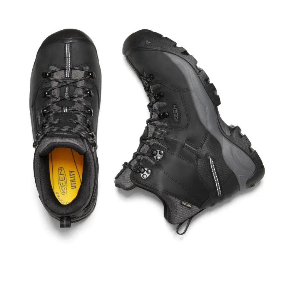 Best Men'S Pittsburgh Energy 6" Waterproof Boot (Carbon Fiber Toe) | Black/Forged Iron Men Work Boots & Shoes