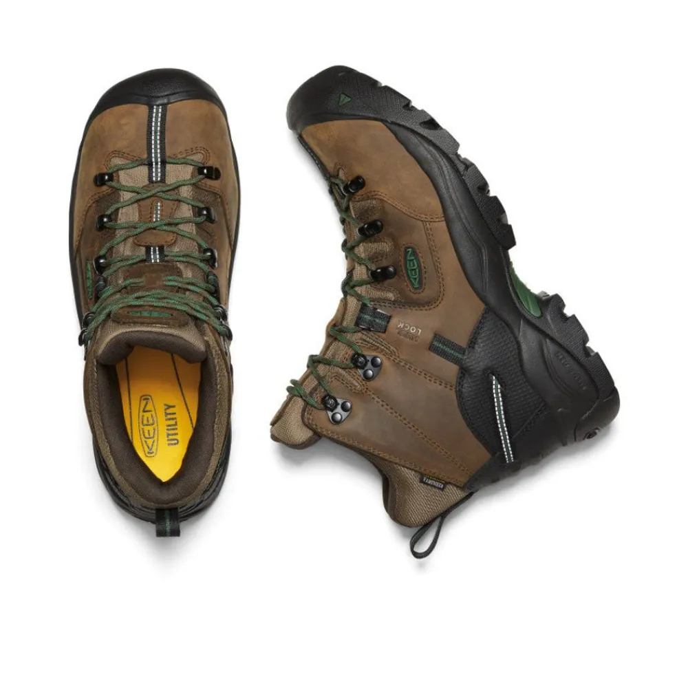 Online Men'S Pittsburgh Energy 6" Waterproof Boot (Carbon Fiber Toe) | Cascade Brown/Greener Pastures Men Work Boots & Shoes