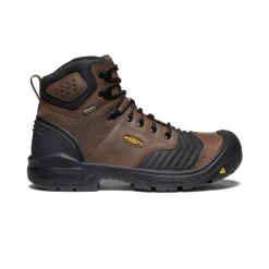 Fashion Men'S Portland 6" Waterproof Boot (Carbon-Fiber Toe) | Dark Earth/Black Men Work Boots & Shoes