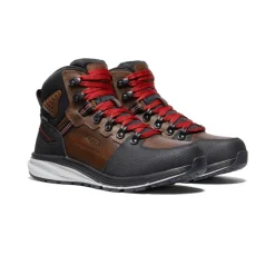 Clearance Men'S Red Hook Waterproof Boot (Soft Toe) | Tobacco/Black Men Work Boots & Shoes
