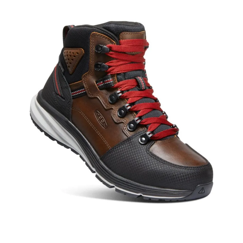 Clearance Men'S Red Hook Waterproof Boot (Soft Toe) | Tobacco/Black Men Work Boots & Shoes